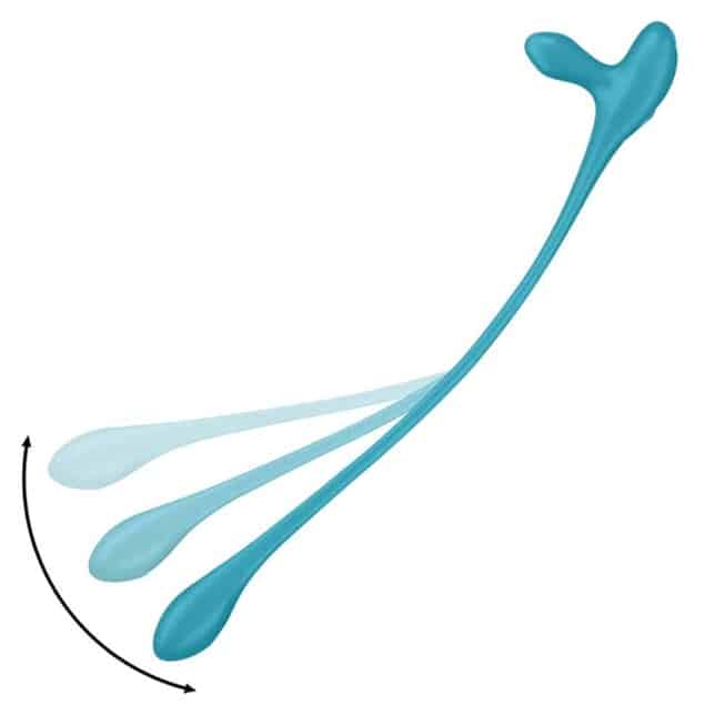 Satisfyer Plug Play 1 Vib Cặp Plug Xanh 43cm