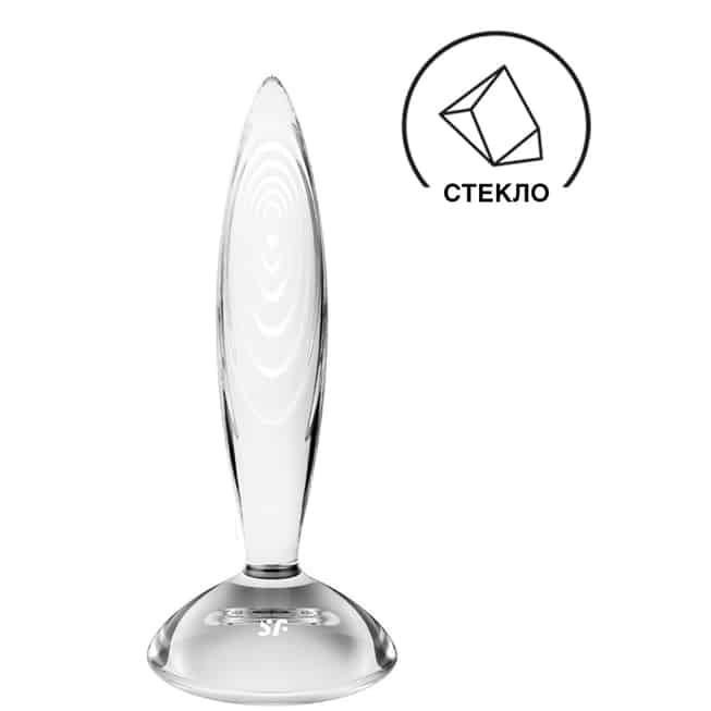 Satisfyer Crystal Anal 20cm Kính Lấp Lánh