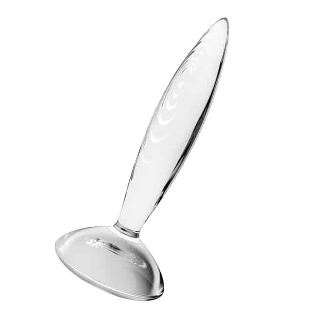 Satisfyer Crystal Anal Kính 20cm Lấp Lánh Sang