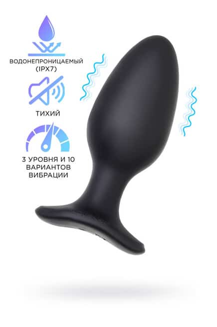 Lovense Hush 2 Plug Hậu Môn L Đen App Mạnh Mẽ