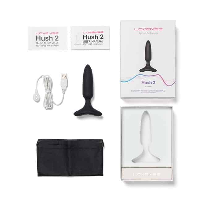 Lovense Hush 2 XS Hàng Rút Đít Đen App Mạnh Kích Thích Sâu