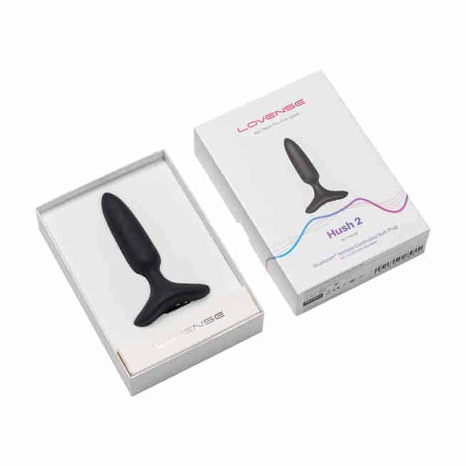 Lovense Hush 2 XS Hàng Rút Đít Đen App Mạnh Kích Thích Sâu