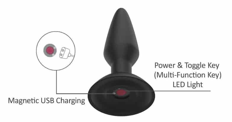 Magic Motion Equinox Đen Điều Khiển App Rung Mạnh