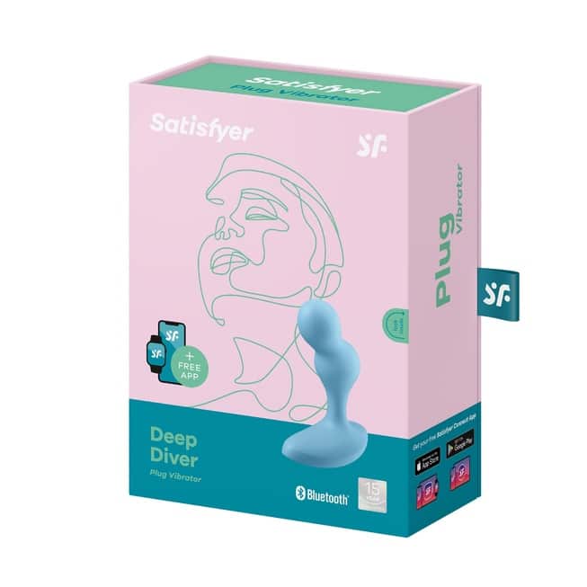 Satisfyer Deep Diver Xanh Dương Rung App Điều Khiển