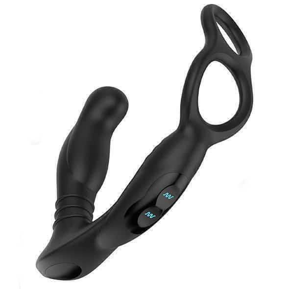 Nexus Simul8 Prostate Ring Đen Dao Động Đôi Siêu Phẩm