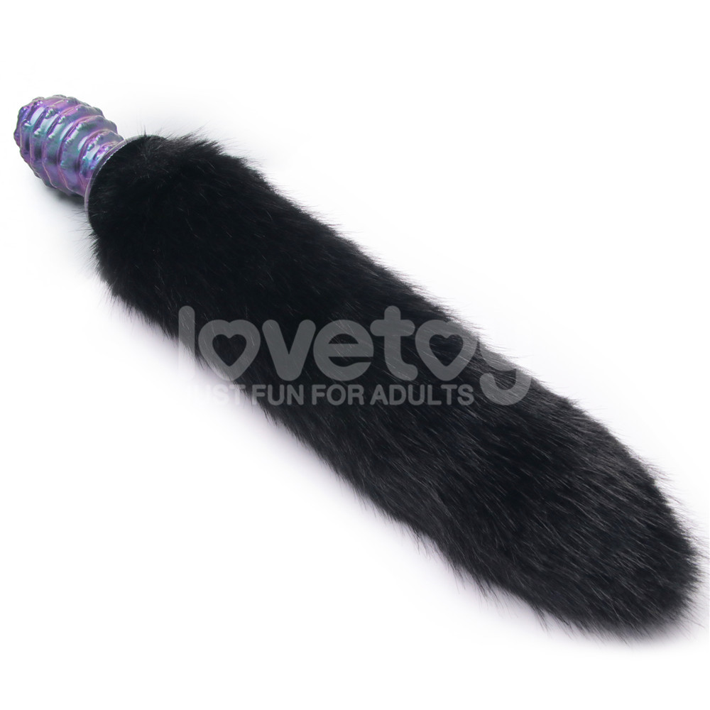 Lovetoy Mysti Tail Cáo Tím 37cm Đuôi Mịn Quyến Rũ