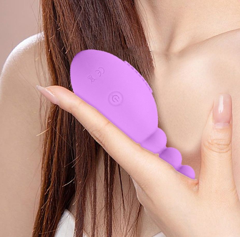 FAAK Olive Whip Anal Vibro Tím 12.5cm