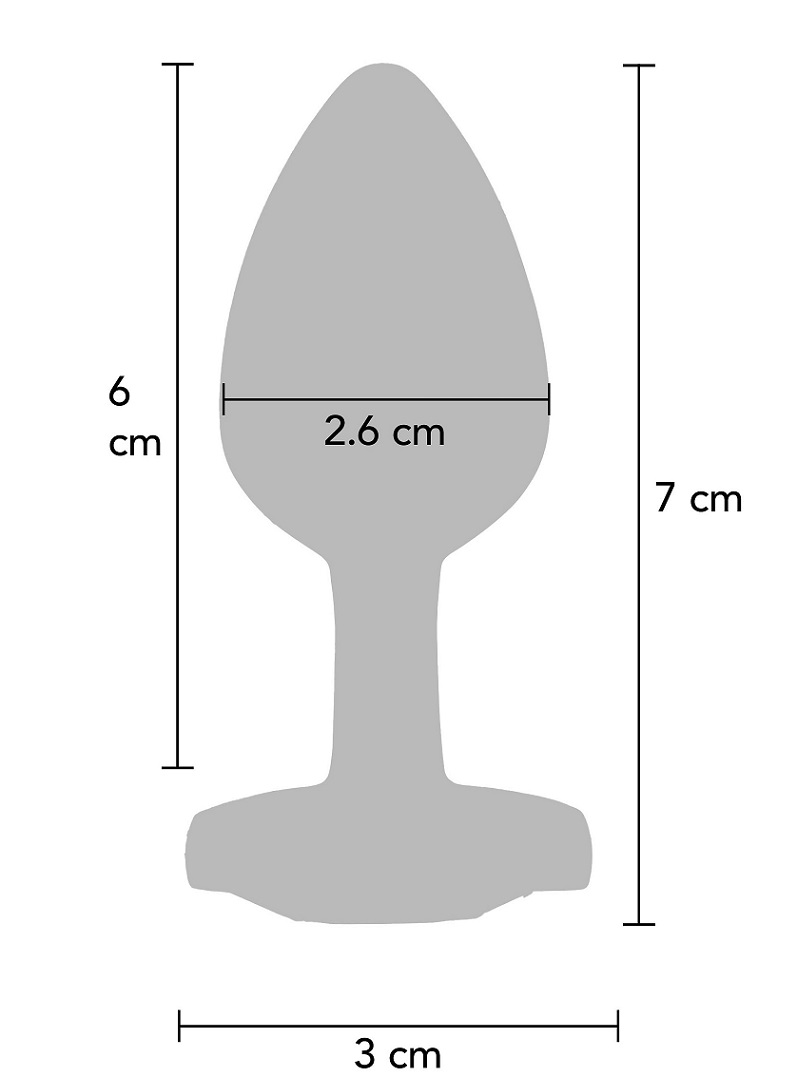 ToyJoy Happiness Plug Kim Loại Vàng 7cm Sang Trọng