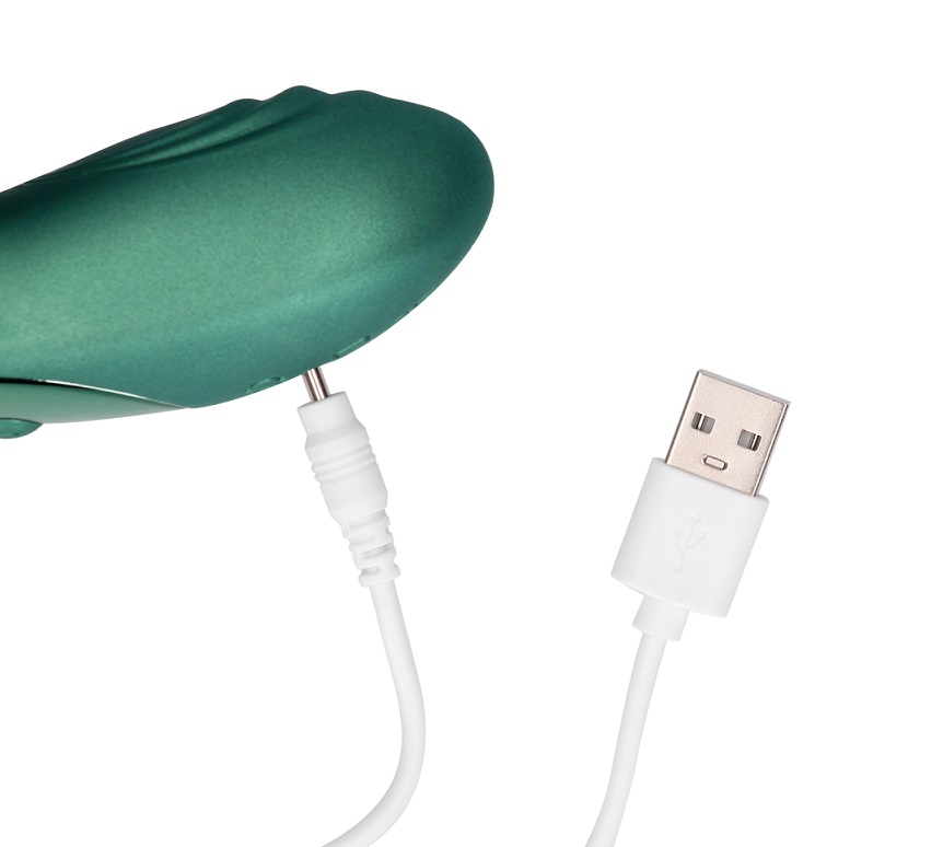 Ouch Massager Prostate Xanh Kim Loại Rung 9cm