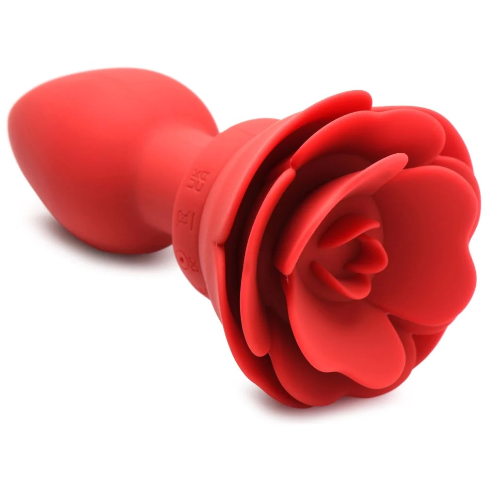 Booty Sparks Rose Anal Rung Lớn Đỏ 4.6cm Hoa Hồng