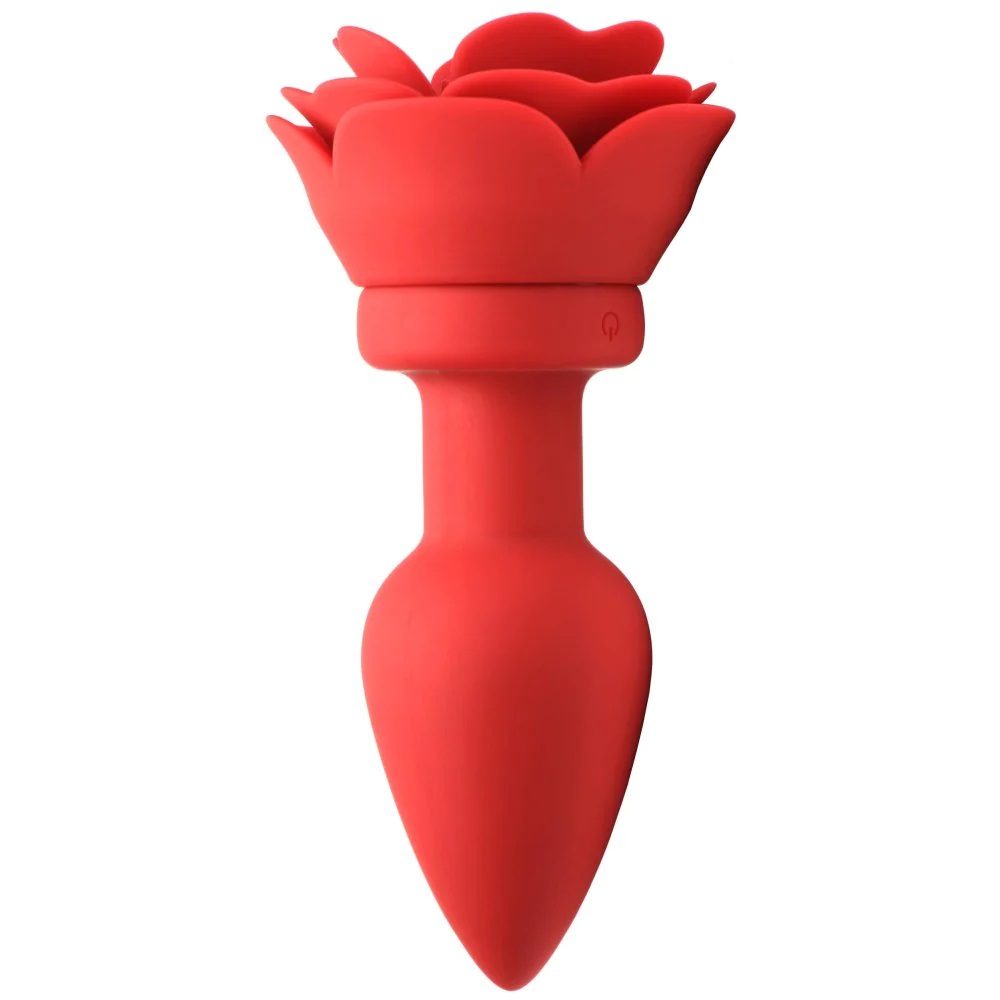 Booty Sparks Rose Anal Rung Lớn Đỏ 4.6cm Hoa Hồng