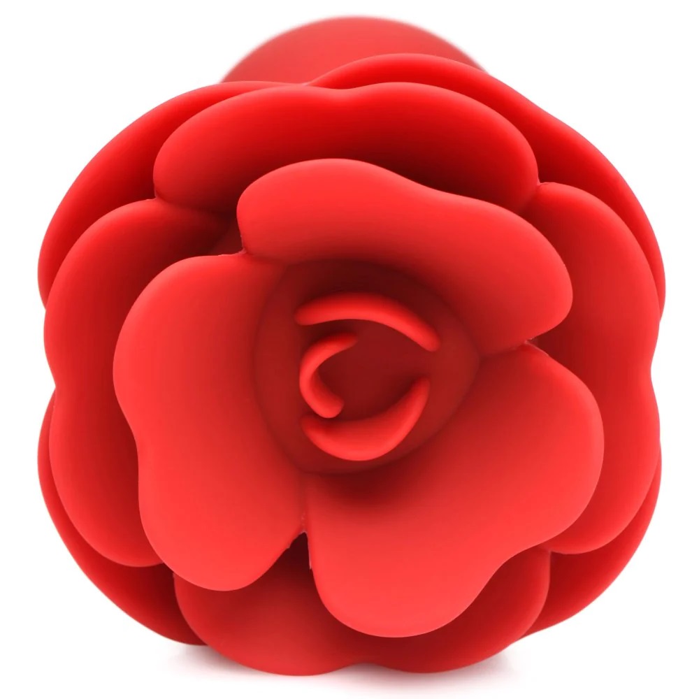 Booty Sparks Rose Anal Rung Lớn Đỏ 4.6cm Hoa Hồng