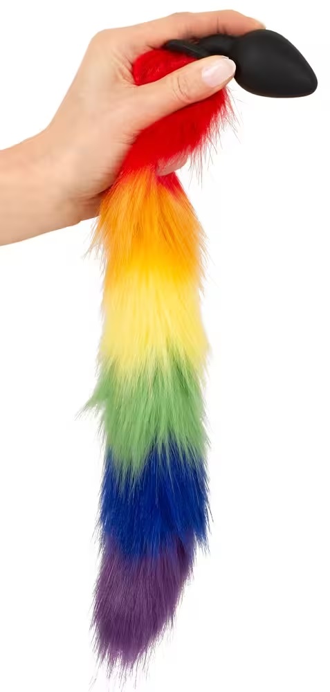 You2Toys Đuôi Cáo Cầu Vồng 42cm Nút Mềm Mịn
