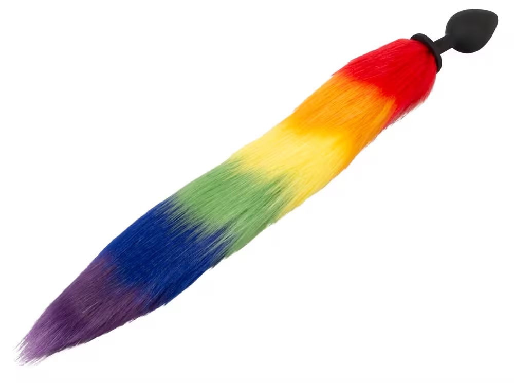 You2Toys Đuôi Cáo Cầu Vồng 42cm Nút Mềm Mịn