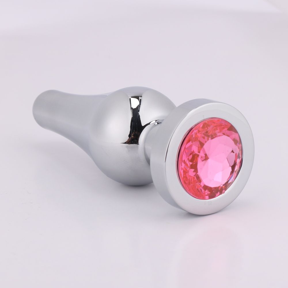 MT Plug Hậu Môn Bạc 114x38mm Kim Loại Sang Trọng