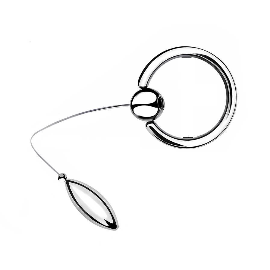 FAAK Steel Butt Plug Cock Ring Lớn 