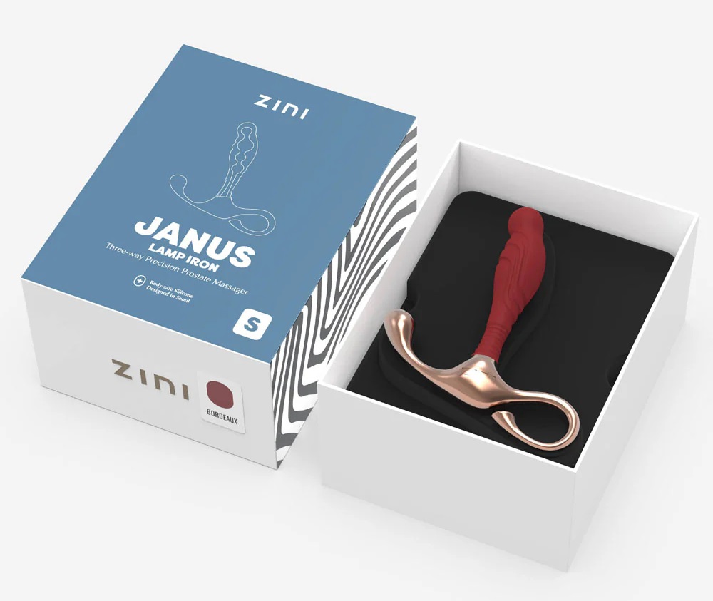 Zini Janus S đỏ 10.4cm massage tiền liệt chuẩn xác