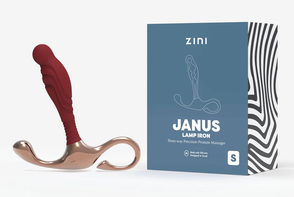 Zini Janus S đỏ 10.4cm massage tiền liệt chuẩn xác