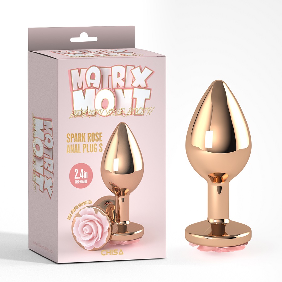Chisa Rose Gold Plug S Hồng 2.7cm Nhôm Quyến Rũ