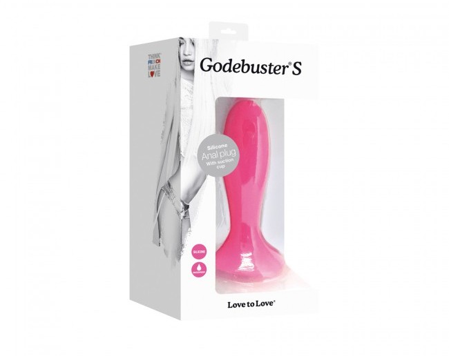 Love to Love Godebuster Plug Hồng 3cm Pháp Quốc Hậu Môn