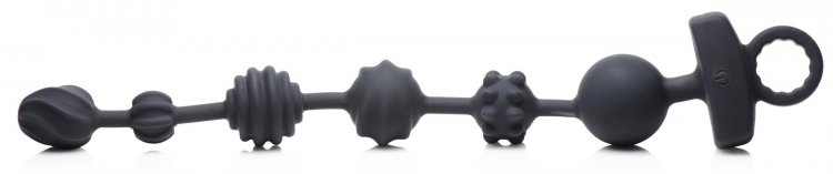 Master Series 10X Rattler Đen Siêu Rung Hậu Môn