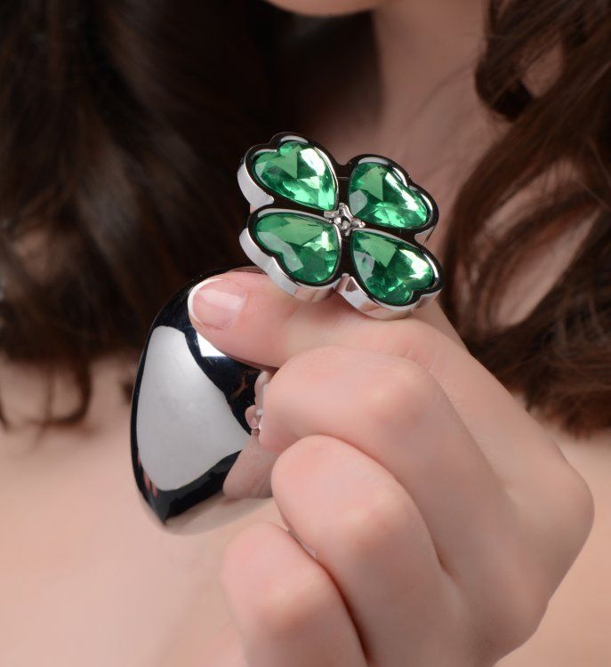 Booty Sparks Clover Plug Ngọc Xanh S 2.54cm Lấp Lánh