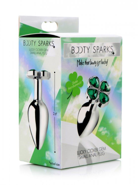 Booty Sparks Clover Plug Ngọc Xanh S 2.54cm Lấp Lánh