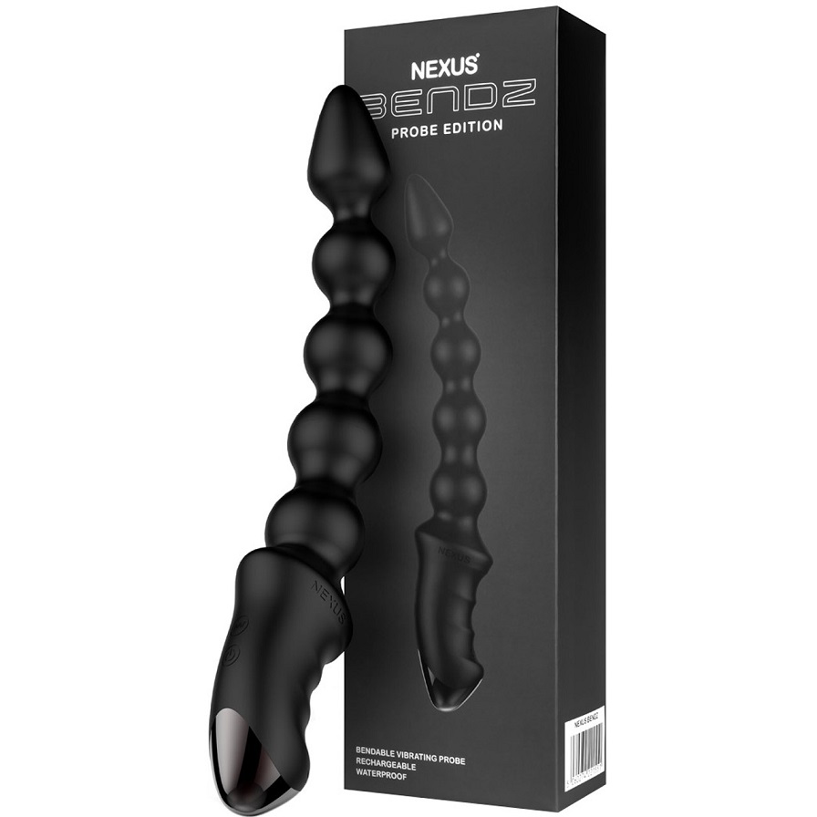 Nexus Bendz Anal Đen 26cm – Chuỗi Rung Hậu Môn Thăng Hoa!