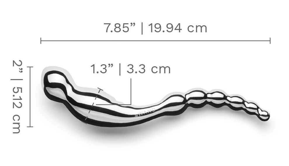 Le Wand Double Metal Dildo Vòng Cung Thép Cao Cấp