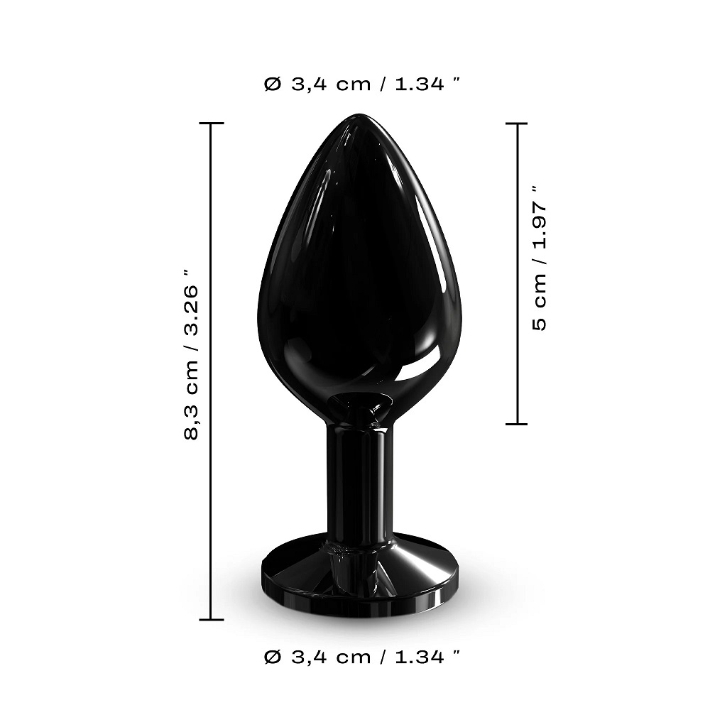 Dorcel Butt Plug M Đen Diamond Metal Siêu Sướng