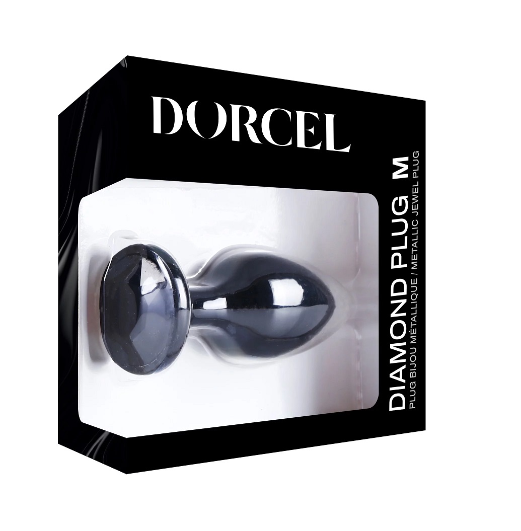 Dorcel Butt Plug M Đen Diamond Metal Siêu Sướng