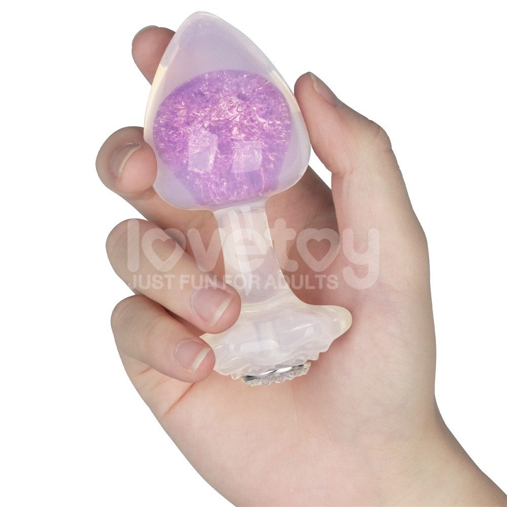 Lovetoy Gemoria Bi Kính Tím Hậu Môn 9.5cm