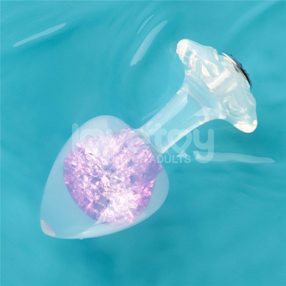 Lovetoy Gemoria Bi Kính Tím Hậu Môn 9.5cm