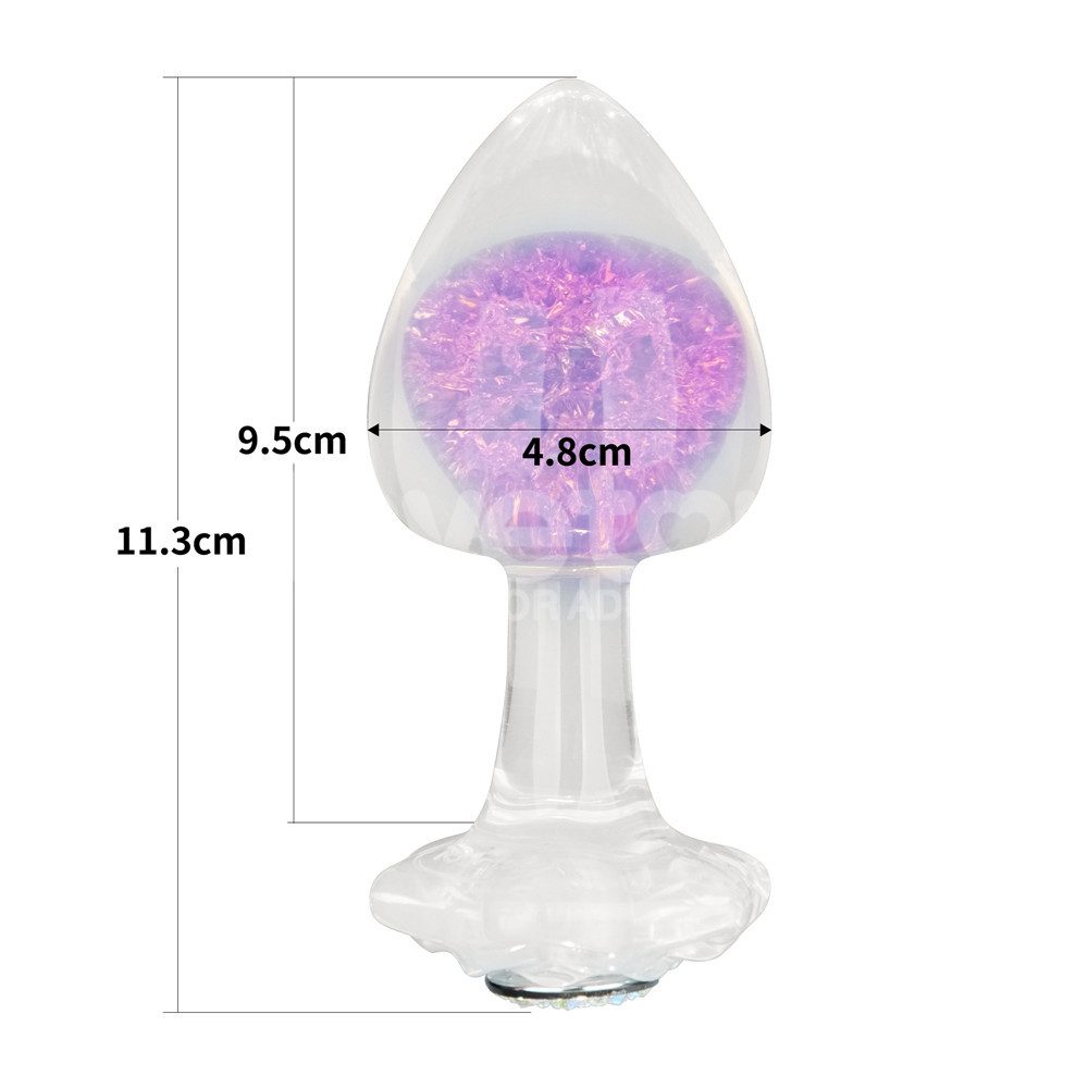 Lovetoy Gemoria Bi Kính Tím Hậu Môn 9.5cm