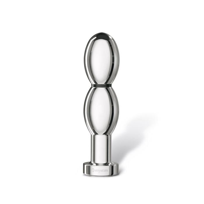 Mystim Othello E-Stim Dildo Bạc Nhôm Đức 14cm Kích Thích