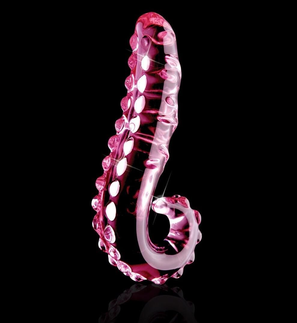 Glass Anal Icicles 24 Hồng 15cm An Toàn Massage Hậu Môn