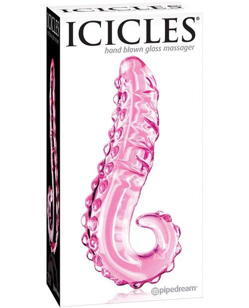 Glass Anal Icicles 24 Hồng 15cm An Toàn Massage Hậu Môn