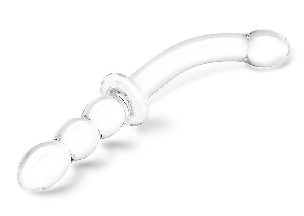 Glas Dildo 30.5cm G-spot Thủy Tinh Rãnh Đỉnh
