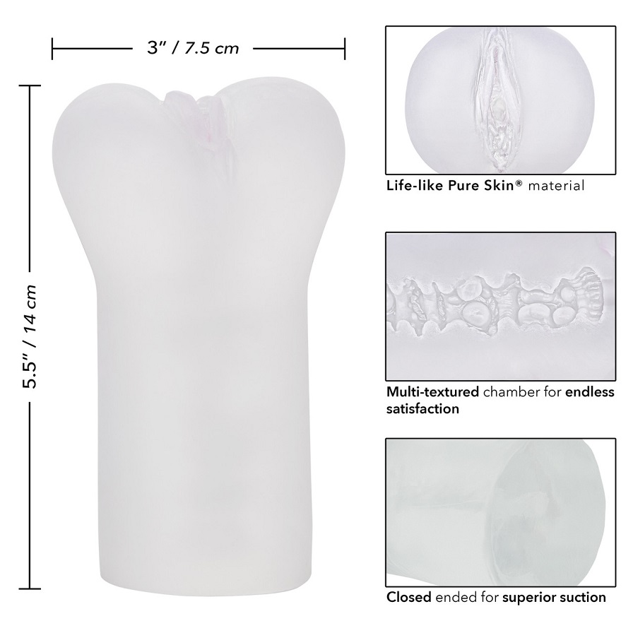 Masturbator CEN Boundless Trong Suốt 14cm Chân Thực Mỹ