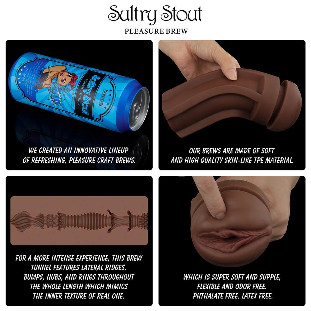 Lovetoy Sultry đen bia tự sướng 19.8cm