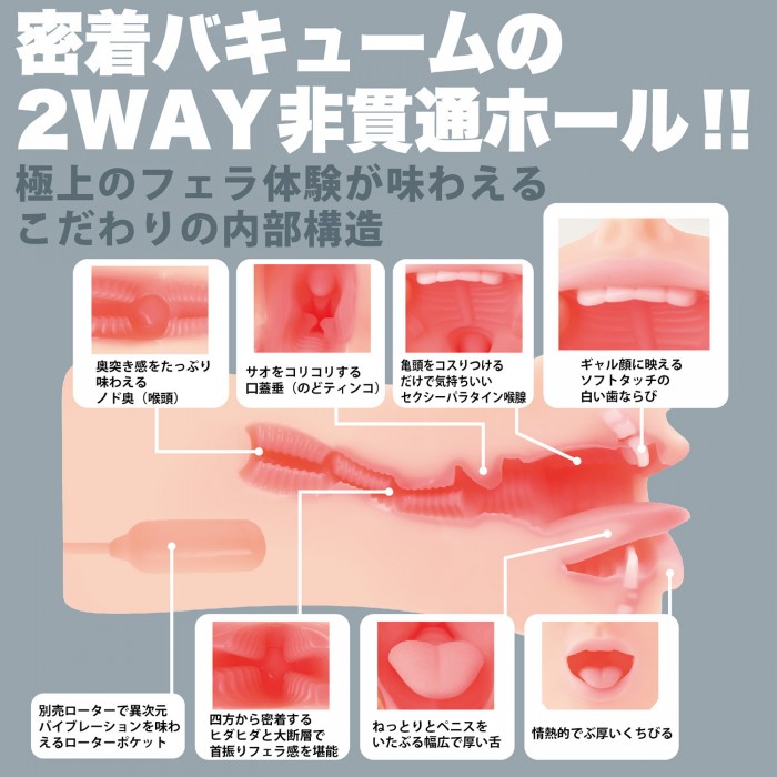 SSI Ranka Oral Masturbator TPE 12.5cm Khoái Khẩu Giao