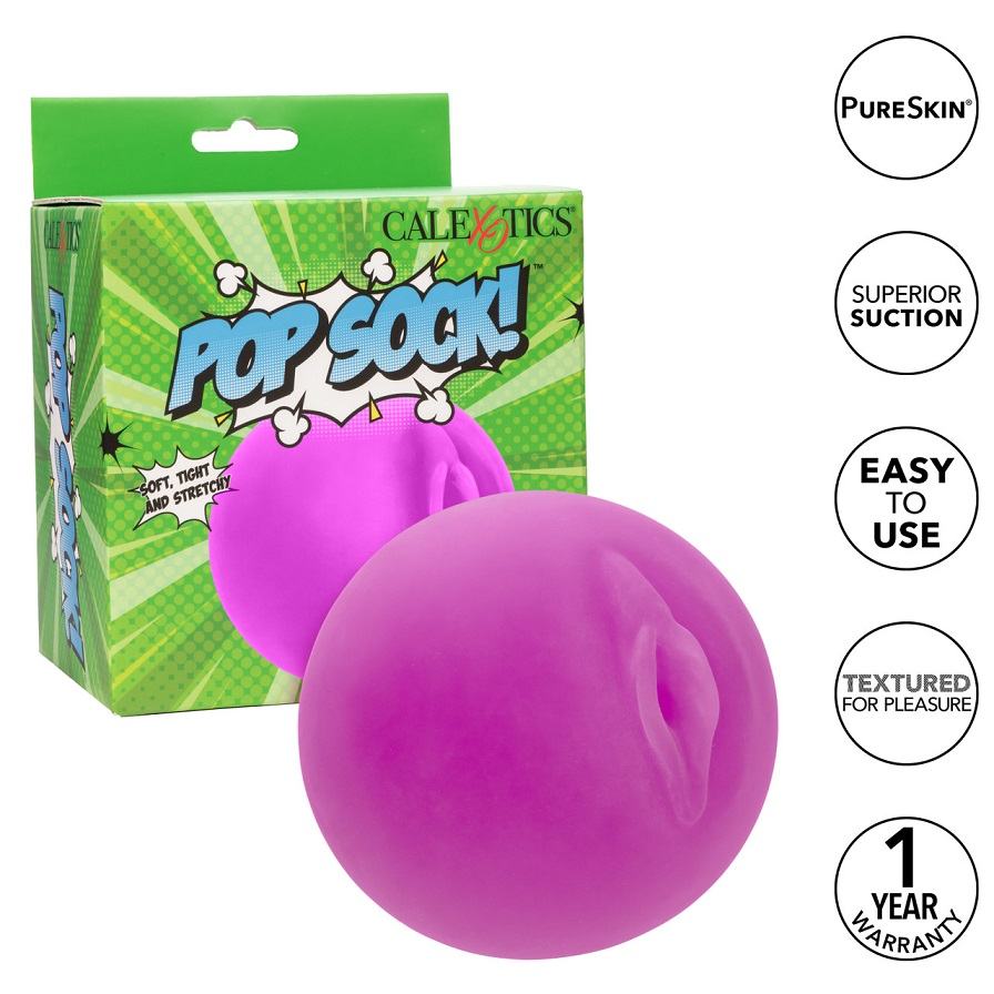 Âm Đạo Mini CEN Pop Sock Tím Siêu Mềm Mịn Khoái Cảm Chân Thực Đỉnh Cao