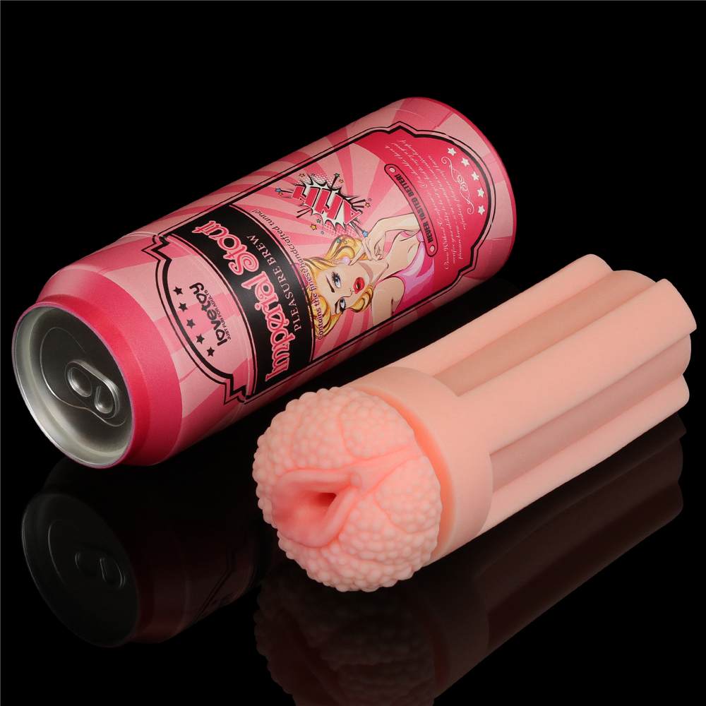 Lovetoy Imperial Đen Bia Masturbator 19.8cm Thực Tế