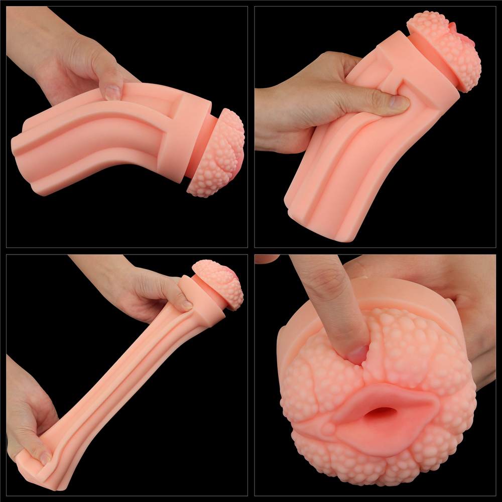 Lovetoy Imperial Đen Bia Masturbator 19.8cm Thực Tế