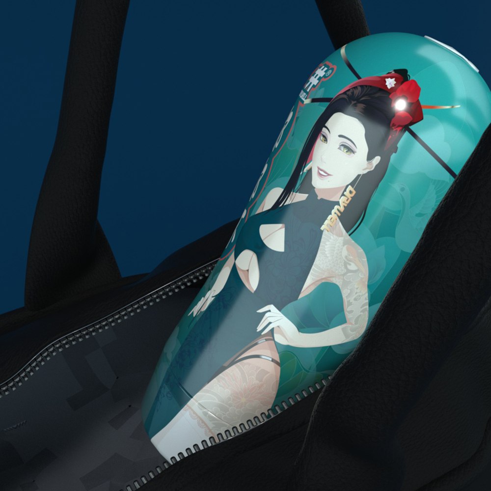 Hottie Ly Drywell Xanh Nhật 14cm Thật 100%
