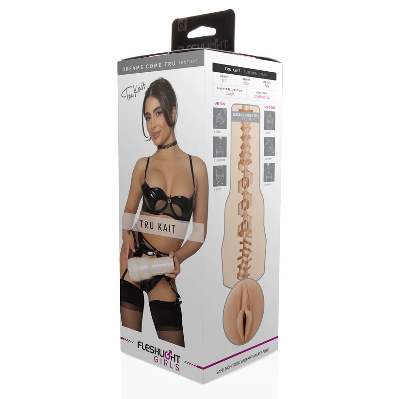 Fleshlight Tru Kait onahole nữ diễn viên Úc thực tế