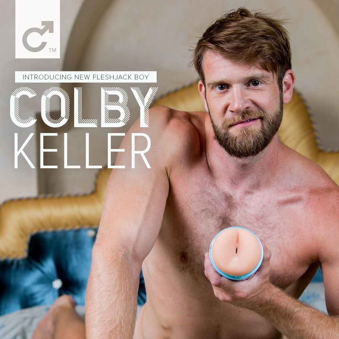 Fleshjack Colby Keller anal cup Úc 25cm thực sướng