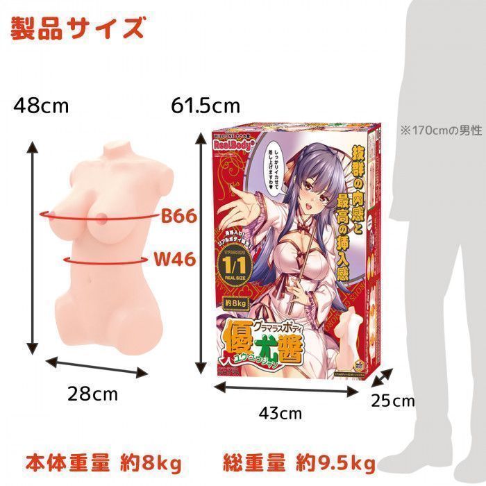 SSI Real Body Yuu 8kg Masturbator Siêu Thực Nhật