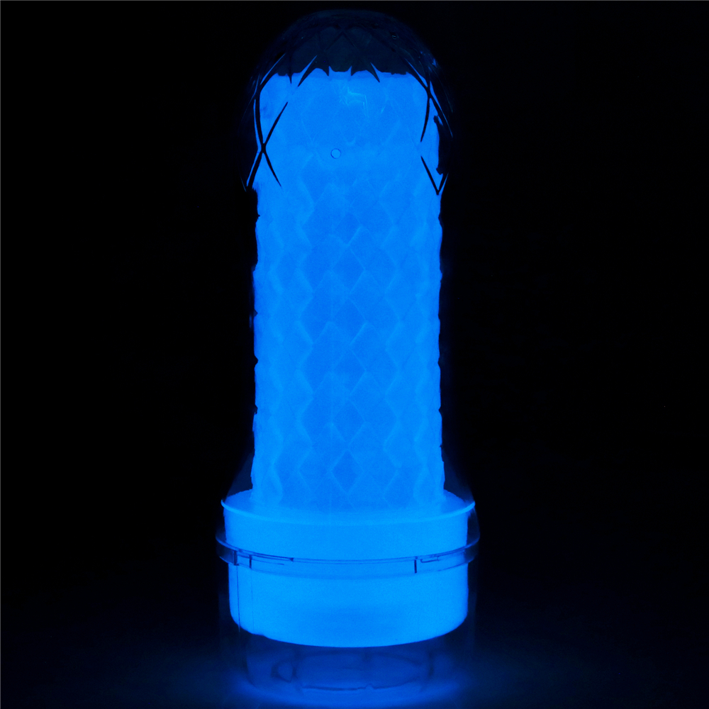 Lovetoy Ribbed Máy Bay Cup 20cm Phát Sáng Kích Thích