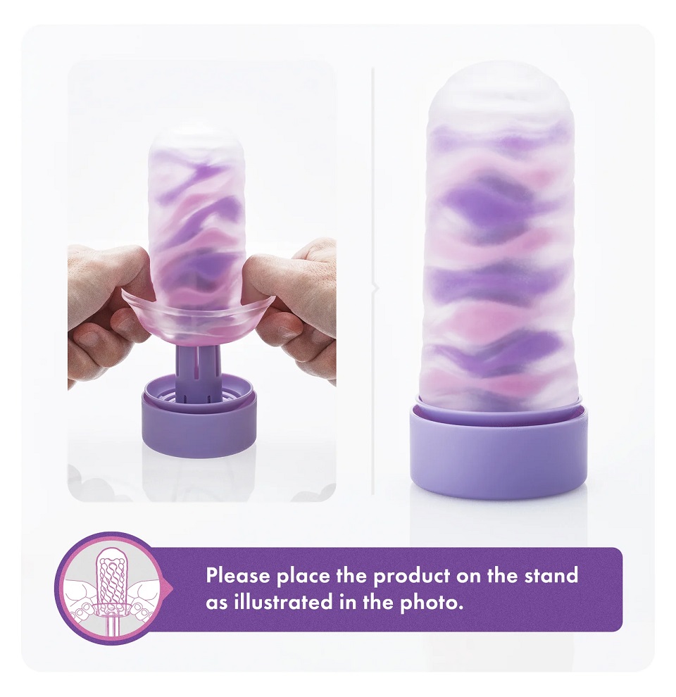 Tenga Arte Tím 13.5cm Dệt Mịn Nhật